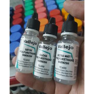 Màu phủ trong suốt gốc nước dành cho cọ vallejo polyurethane varnish