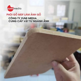 Combo 5 phôi gỗ mdf 13x18 bo góc và 3 phôi 15x21 phôi gỗ thẳng sơn đen cạnh
