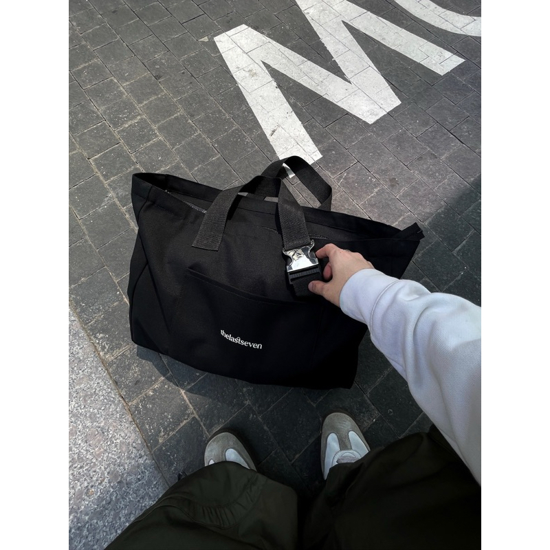 THELASTSEVEN Canvas Tote Bag - Túi vải Canvas Unisex đen Thelastseven