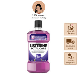 Nước súc miệng chăm sóc toàn diện Listerine Total Care Mouthwash 750ml