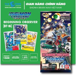 Bộ cờ chiến thuật Digimon, Gói mở rộng BT-16, BANDAI, Phiên bản Beginning Observer, SL 1 gói/6 quân cờ