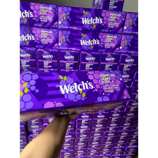Thùng 12 lon nước ngọt welch’s soda nho- hàng mỹ