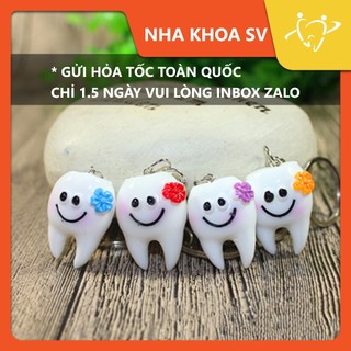 Móc khóa hình cái răng dễ thương