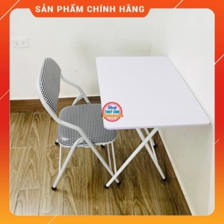 Bộ bàn ghế gấp gọn cao 73cm siêu đẹp dành cho sinh viên học sinh