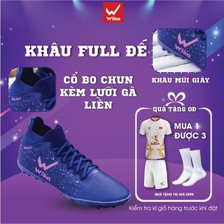 Giày bóng đá wika galaxy light sân cỏ nhân tạo, giày wika galaxy đá bóng nam chính hãng đã khâu toàn bộ đế