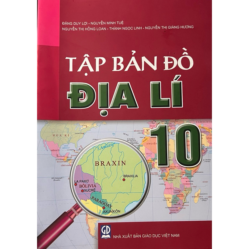 Sách - Tập Bản Đồ Địa Lí 10