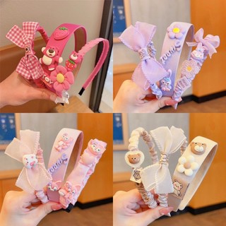 Set 3 chiếc băng đô cài tóc siêu dễ thương cho bé gái.