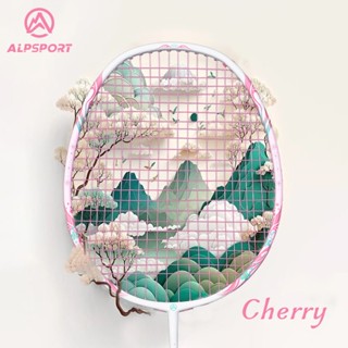 ALP Cherry 4U Căng Max 26LBS 12KG Vợt Cầu Lông Hồng Original 100% Full Carbon ALPSPORT Yonex Rsl Pink Badminton Racket