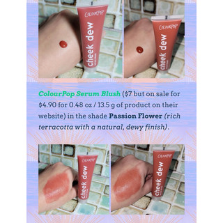 [SALE 50%] Má hồng kem serum Colourpop