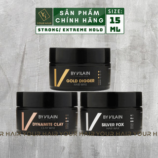 Dùng Thử | Sáp vuốt tóc By Vilain Dynamite Clay | Gold Digger | Silver Fox - Chính hãng Đan Mạch