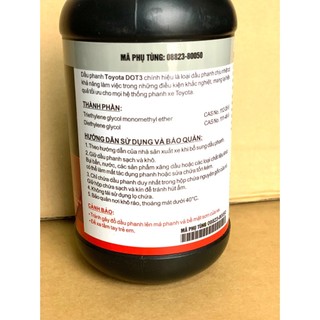 Dầu phanh Toyota Dot 3 (chai 500 ml)
