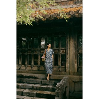 BLEUDESAIGON - ĐẦM LINEN ĐÔNG VY