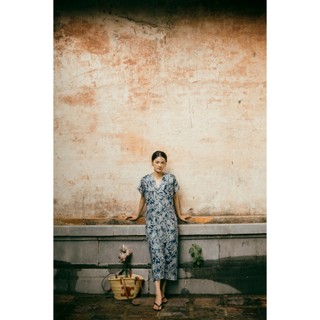 BLEUDESAIGON - ĐẦM LINEN ĐÔNG VY