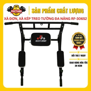 Xà đơn xà kép treo tường đa năng reefit - 30652 tập thể dục tại nhà