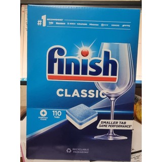 Viên rửa chén bát finish 110 viên dùng cho máy rửa bát(viên tổng hợp bột muối bóng)dùng cho máy rửa bát
