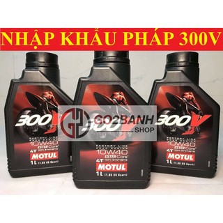 Nhớt Motul 300V Factory Line 10W40 1L tem 1 lớp nhập khẩu Pháp