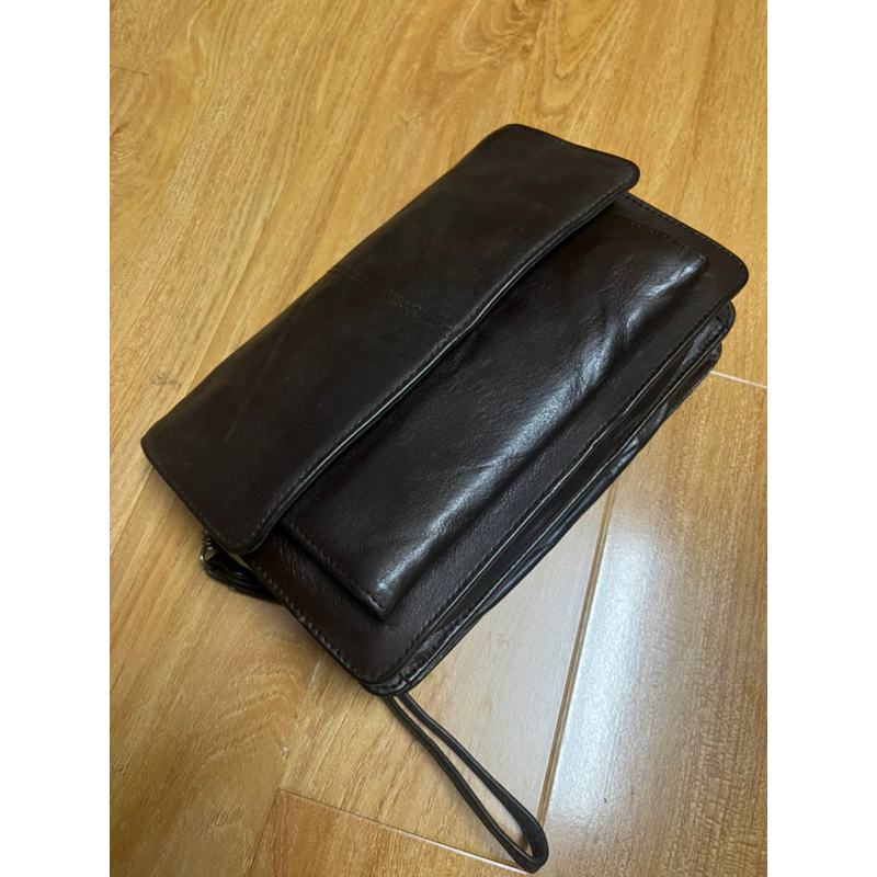 Clutch nam hiệu da thật 2hand