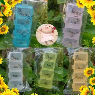🌻Hộp chia thuốc ngăn Hofaco 💊💊💊💊💊