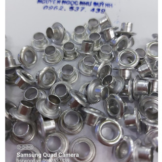 Khoen ore (ode) 5mm Khuy mắt cáo bấm giày bata, bấm túi giấy, bấm bao bì Bằng NHÔM Túi 100 cái Không long đền