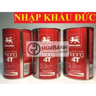 Nhớt Wolver Racing 4T 10W40 nhập Đức
