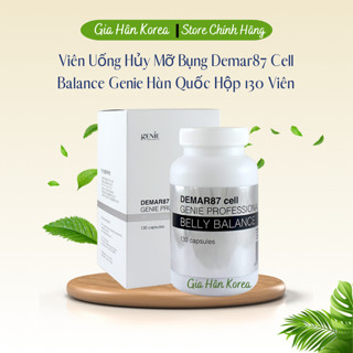 Viên Uống Giảm Cân, Hủy Mỡ Bụng Derma87 Cell Belly Balance Genie Hàn Quốc