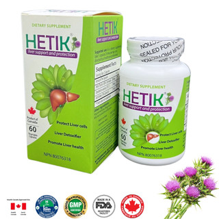 Hetik bảo vệ gan, hạ men gan, viêm gan B, giải độc gan. Hộp 30-60 viên