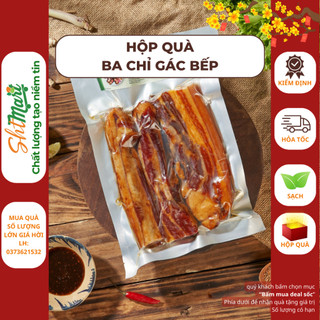 Thịt ba chỉ gác bếp ba chỉ heo gác bếp Đặc sản Tây Bắc Thịt Heo Ba chỉ hun khói Ba chỉ lợn vùng cao