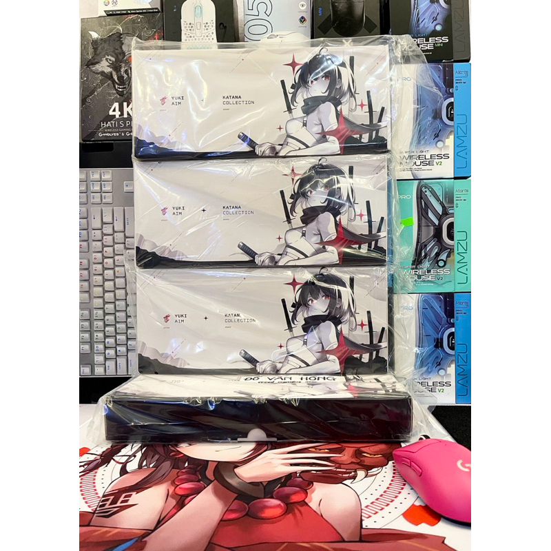 Bàn phím cơ Yuki Aim Polar 65 Katana Edition - Hiragana (Limited Edition) - Hàng Chính Hãng