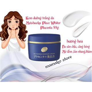 Kem dưỡng trắng da từ nhai thai chống lão hóa Meishoku Whitening Essence Cream 55g/hàng nhật có bill