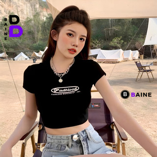 Áo Croptop Nữ PAD BLOOD Chất Thun Borip Kiểu Sexy Nữ, Áo Thun Ôm Body In Hoạ Tiết Đẹp Tôn Dáng BAINE