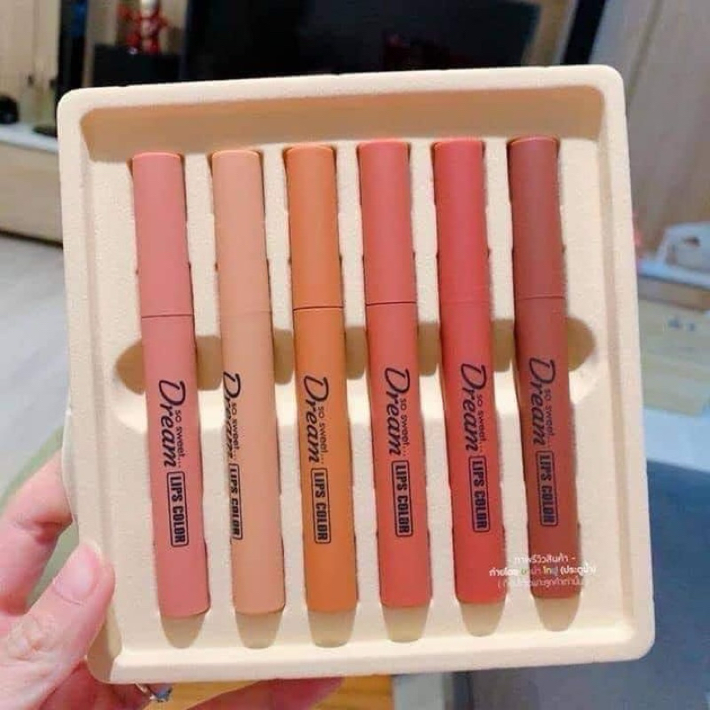 SET SON THÁI LAN * SET HỘP 6 CÂY