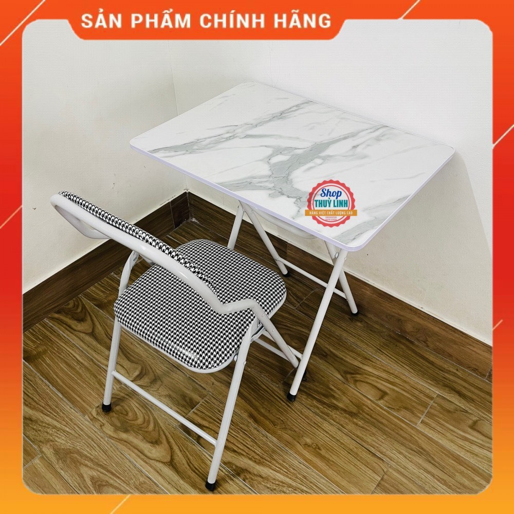 Bộ bàn ghế gấp gọn siêu đẹp, siêu rẻ dành cho sinh viên học sinh