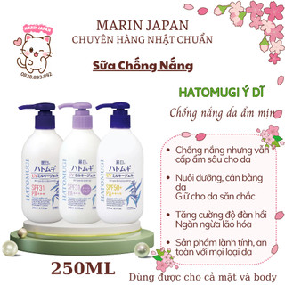 (Nội Địa Nhật) Sữa Dưỡng Thể Dưỡng Ban Ngày Chống Nắng Hatomugi Ý Dĩ Nhật Bản