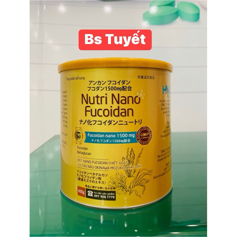 1 thùng 6 hũ Nutri Nano Fucoidan