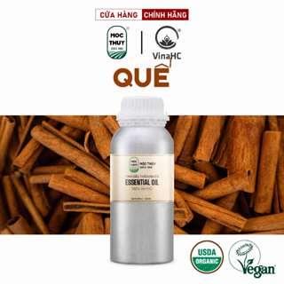 Tinh dầu thiên nhiên nguyên chất Quế Ấn Độ MỘC THỦY dung tích 500ml/1L - Cinnamon Essential Oil - đạt chuẩn chất lượng