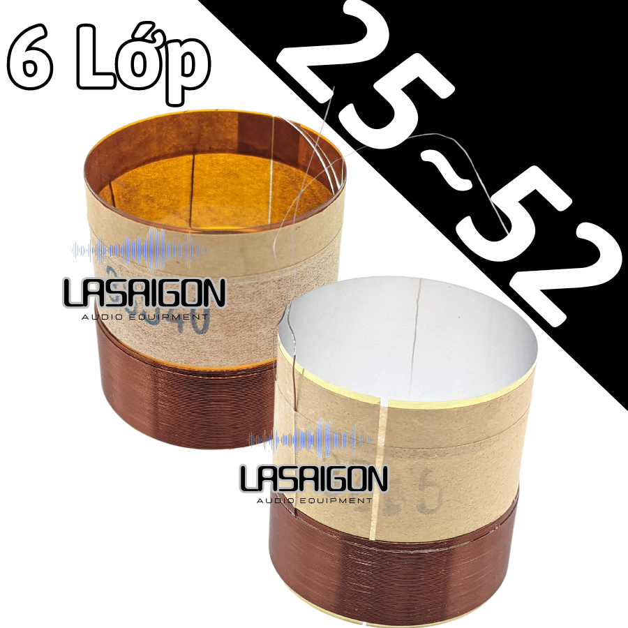 Coil loa 6 lớp các số từ 25 đến 52