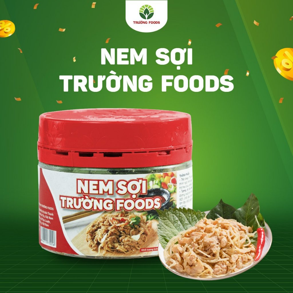 (Chính hãng) Thịt chua Trường Foods (Bì Sần Sật)