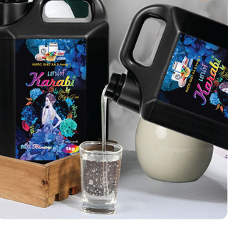 Nước Giặt Xả Karabi 5L Hương Nước Hoa Đen, Lưu Hương 24h Trên Mọi Chất Liệu Vải, Phù Hợp Cho Mọi Loại Máy Giặt