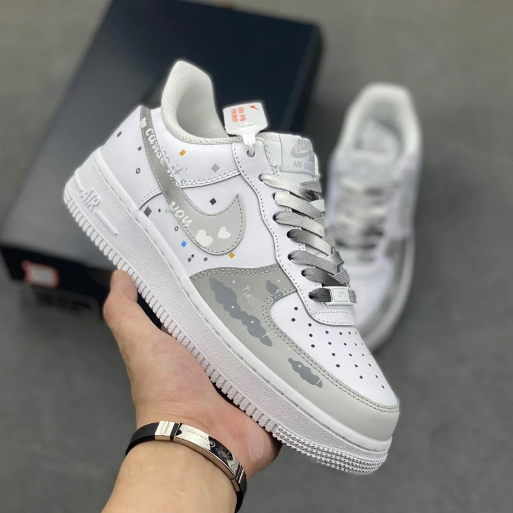 Giày_Nike_Air_Force 1 Bearbirck , Giày AF1 JUST DID Đế Air Bản Chuẩn, Đủ Size Nam Nữ Full Box Bill