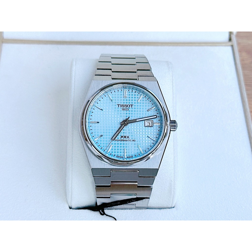 Đồng hồ nam Tissot PRX Powermatic 80 "Ice Blue"  - T137.407.11.351.00  #T1374071135100