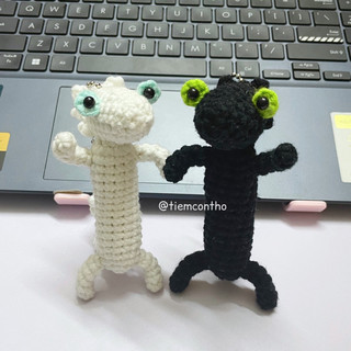 Rồng Toothless Len - Móc Khoá Rồng Toothless nhún nhảy
