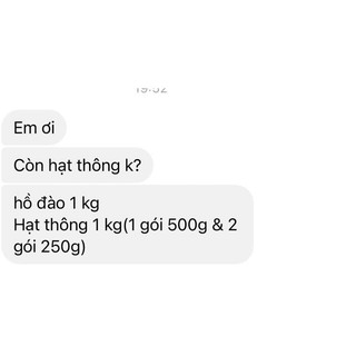 HẠT HỒ ĐÀO 250GR