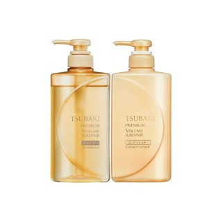 Dầu gội xả Tsubaki Premium Volume & Repair 490ml/chai