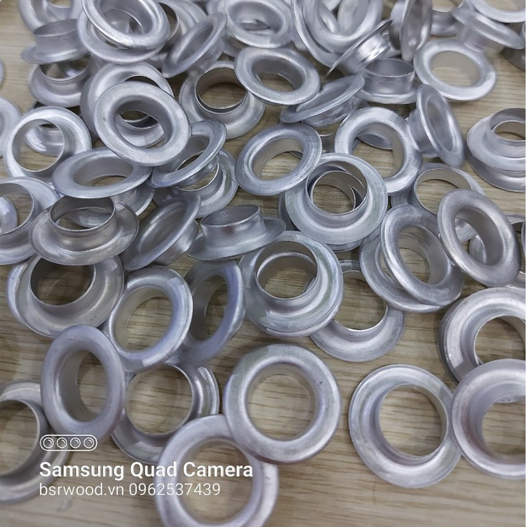 Khoen mắt cáo ore 14mm Khoen bạt 14ly nhôm Khuy mắt cáo đóng bạt, bấm bạt Bằng NHÔM Túi 100 cái + 10