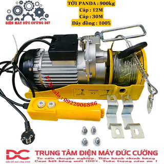 Máy tời điện 200KG/300kg/500kg/800kg/900kg - MÁY TỜI TREO - cáp 20m