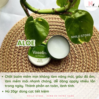 (Hàng Mỹ ) Son Dưỡng Môi Vaseline Therapy