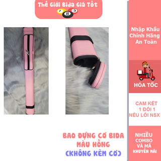 Bao cơ bida | màu hồng | đựng 1 cán 1 ngọn