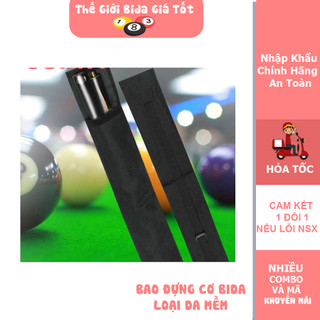 Bao đựng cơ bida | túi đựng gậy bi-a | loại da mềm | dễ dàng lưu trữ và bảo quản