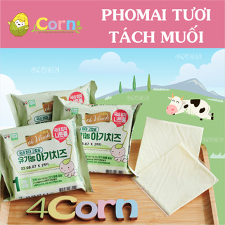 [Hàng air kèm gel lạnh] Phomai tươi tách muối DeVinch Hàn Quốc - Cho bé 6m+