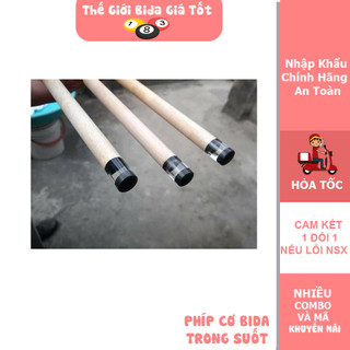 Phíp cơ bida trong suốt 13mm | giúp bảo vệ và làm đẹp cho ngọn cơ